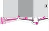 DQ-PP Sockelleiste 62mm PVC 200cm + 5 x Dübel | Kabelkanal Produktbild-Vorschau 2