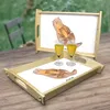 Mr. & Mrs. Panda tablett holz Otter Kind - Weiß - Geschenk, Produktbild-Vorschau 3