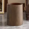 Badezimmer-Mülleimer mit Holzmaserung und Schwingdeckel, Produktbild-Vorschau 7