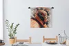 MuchoWow® Wandteppich Wandbehang Flamingo - Rauch - Zeitung Produktbild-Vorschau 2