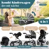 KESSER® Loops Kinderwagen 4 in 1 Kombikinderwagen Produktbild-Vorschau 2