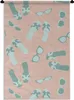 MuchoWow® Wandteppich Wandbehang Sommer - Flip-Flops - Rosa Produktbild-Vorschau 1