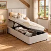 Letto imbottito 90x200 cm, letto per bambini/ragazzi con Anteprima dell’immagine prodotto 1