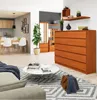 BDW, Kommode mit 10 Schubladen, 160×40×121 cm, K160, Erle Produktbild-Vorschau 2