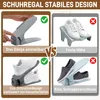 QEENTOE Einstellbare Schuhregale 10 Stück Produktbild-Vorschau 5