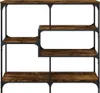 vidaXL Konzolový stůl Smoked Oak 103x32x95 cm Dřevěné Náhled obrázku produktu 4