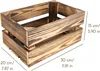 Creative Deco Drevená Truhlica Opálená | 30 x 20 x 15 cm | Náhľad obrázku produktu 4