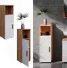 Midischrank Vicco Irma Weiß Hochglanz/Goldkraft Eiche 30 x Produktbild-Vorschau 2