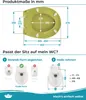 Calmwaters® Premium WC Sitz einfache Montage, Produktbild-Vorschau 6