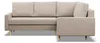 BLANK - Rechts Ecksofa mit Schlaffunktion, Wendekissen, Produktbild-Vorschau 2
