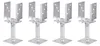 Alberts 4 x U-Pfostenträger, Breite 71 - 161 mm, Produktbild-Vorschau 1