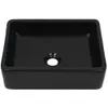 vidaXL Lavabo en céramique rectangulaire noir 41 x 30 x 12 Voir les images du produit 3