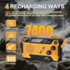 6-in-1 Solar radio mit 3 verschiedenen Ladekabeln, Produktbild-Vorschau 7