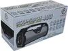 The image shows the retail packaging of a Rebeltec SoundBox 400 Bluetooth multimedia speaker. Produktbild-Vorschau