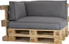 2L Home & Garden Palettenkissen Lounge Grau - 120 x 80cm Produktbild-Vorschau 2