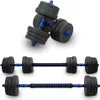 Lacestone 2in1 Hantelset Kurzhantel Langhantel Set Hanteln Produktbild-Vorschau 1