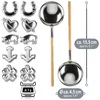 com-four® Premium Zinngießen mit 5 extra schweren Figuren Produktbild-Vorschau 10