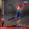 A display of the Optimus Prime model kit with accessories and a stand. Podgląd zdjęcia produktu