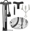 Rockbros Boden Fahrrad Handpumpe Langlebig Stark Schwarz Produktbild-Vorschau 4