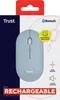The image shows the packaging of a Trust Puck wireless mouse. Produktbild-Vorschau