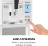 Close-up of a white ice cream machine with a digital display and a hand pressing a button. Náhľad obrázku produktu