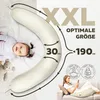 Stillkissen 190x30 XXL | Füllung Faserbällchen | Bezug 100% Produktbild-Vorschau 5