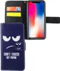 Handyhülle Tasche für Handy Apple iPhone X Dont Touch my Produktbild-Vorschau 1