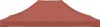 A terracotta red party tent roof against a white background. Náhľad obrázku produktu