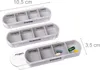 Schramm® 3 Stück SONDERPOSTEN Tablettenbox blau, grau, Produktbild-Vorschau 5