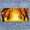 Glasbilder 140x70 Wandbild Druck auf Glas Wald Fußpfad Produktbild-Vorschau 2