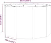 vidaXL Pflanzkübel Anthrazit 60 x 60 x 35 cm Stahl Produktbild-Vorschau 8