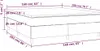 vidaXL Boxspringbett mit Matratze Hellgrau 160x200 cm Samt Produktbild-Vorschau 10