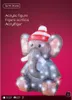 Lumineo LED Weihnachtsfigur Elefant, grau/weiß, 33x32,5x46 Produktbild-Vorschau 2