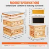 VEVOR Bienenstock, 20 Rahmen, Bienenbeute Zander, mit Produktbild-Vorschau 7