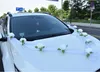 Autoschmuck Hochzeit Weiß, Hochzeitsauto Dekorationsset, Produktbild-Vorschau 3