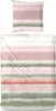 A pillowcase and duvet cover set with a striped pattern. Produktbild-Vorschau