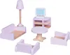 Puppenhaus Zubehör Wohnzimmer, Sky Blue, Lelin, L50122 Produktbild-Vorschau 1