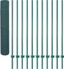 vidaXL Clôture grillagée avec poteaux acier 25 x 1,5 m vert Voir les images du produit 2