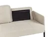 BELIANI 2-Sitzer Sofa Beige Stoffbezug Gesteppt Hohe Produktbild-Vorschau 8