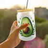 Avocado Trinkglas mit Bambusdeckel Produktbild-Vorschau 3