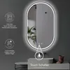 HOKO Badspiegel LED Antibeschlag Wandspiegel Oval+LED Produktbild-Vorschau 14