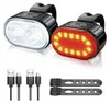 Fahrradlampen Set LED Fahrradbeleuchtung Vorderlicht Produktbild-Vorschau 1