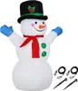 MONZANA® Aufblasbarer Schneemann XL 120cm LED Beleuchtet Produktbild-Vorschau 9