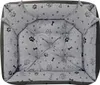 Hundebett Laufstall 75x65cm wasserdicht Knochen schwarz Produktbild-Vorschau 3