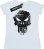 Marvel - "The Punisher Distrressed Skull" T-Shirt für Damen Produktbild-Vorschau 1
