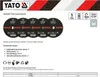 Yato YT-0994, 7,5 cm, 5 kusů, YT-0993, YT-09715, YT-09717 Náhled obrázku produktu 7