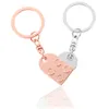 CraftWerk sleutelhanger, hartvormig, set van 2 met Productafbeelding-voorbeeld 2
