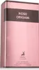 A pink perfume box with text and a logo. Anteprima dell’immagine prodotto