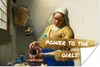MuchoWow® Poster Milchmädchen - Gold - Zitate - Gemälde - Produktbild-Vorschau 1