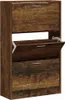 vidaXL Botník kouřový dub 63x24x103 cm odvozený výrobek ze Náhled obrázku produktu 1